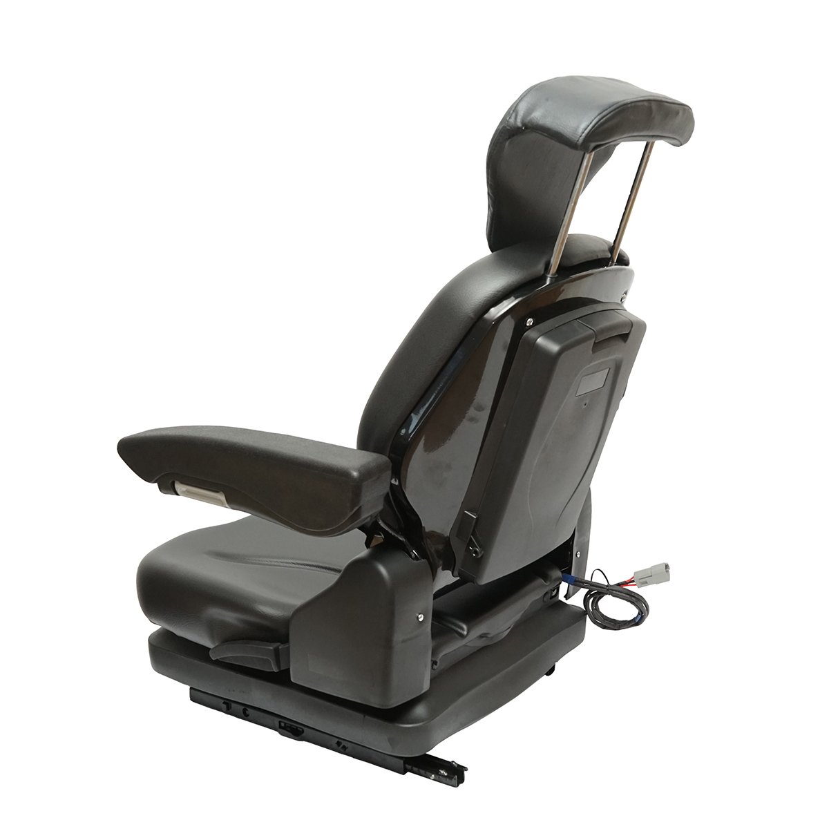 Scaun universal reglabil pentru tractor cu centura de siguranta si cotiere 610x390mm